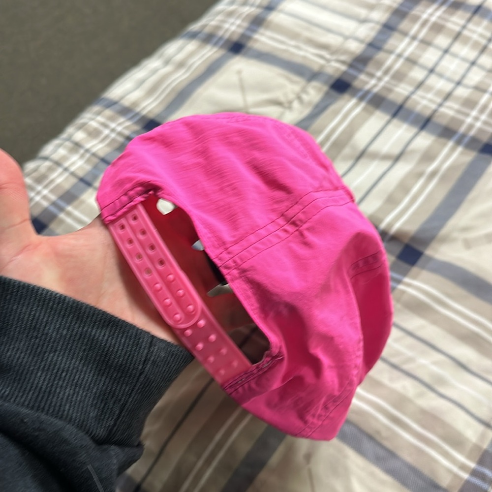 Rare Vintage 1990s Kappa Pink Trucker Hat View 4